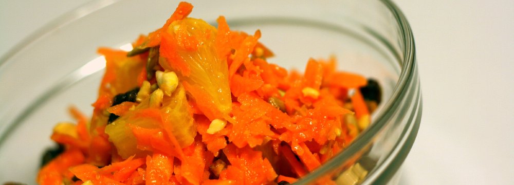 Gaivios morkų salotos